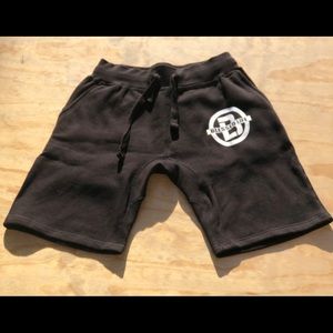 Unisex blessed life Sweat Shorts with white logo